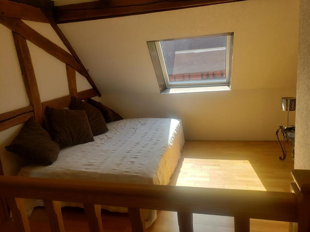 Gite Au Petit Ruisseau-Etage Et Combles-Maison Alsacienne 4 Personnes 4 Nuitees Minimum Langensoultzbach Exteriér fotografie