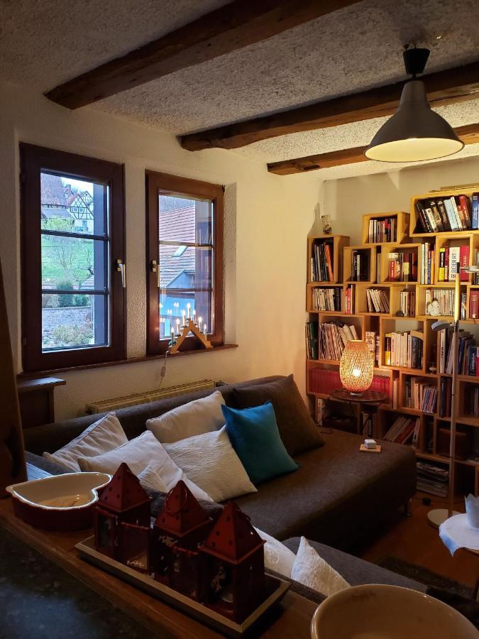 Gite Au Petit Ruisseau-Etage Et Combles-Maison Alsacienne 4 Personnes 4 Nuitees Minimum Langensoultzbach Exteriér fotografie