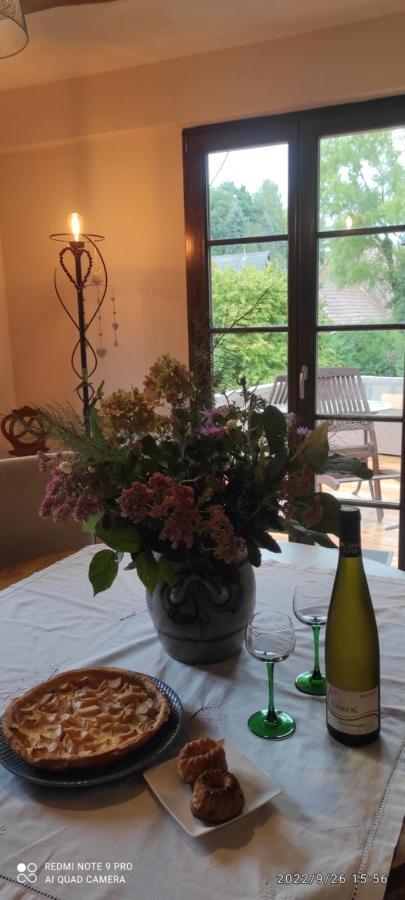 Gite Au Petit Ruisseau-Etage Et Combles-Maison Alsacienne 4 Personnes 4 Nuitees Minimum Langensoultzbach Exteriér fotografie