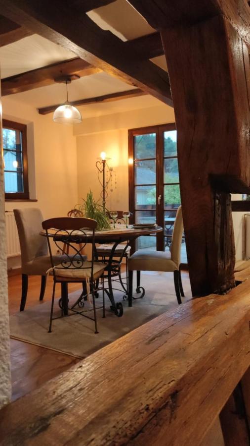 Gite Au Petit Ruisseau-Etage Et Combles-Maison Alsacienne 4 Personnes 4 Nuitees Minimum Langensoultzbach Exteriér fotografie